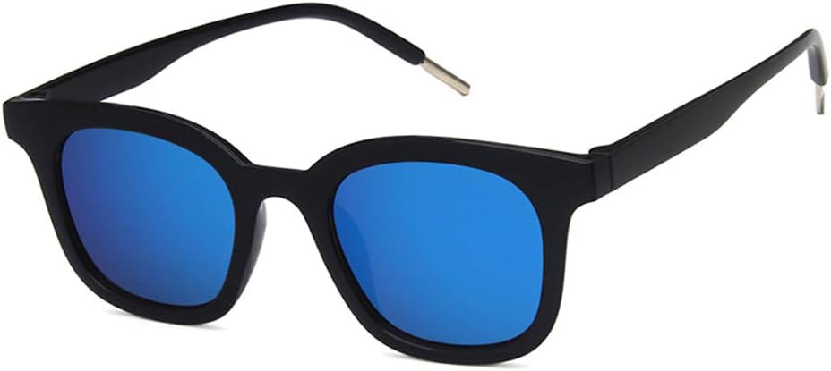 

Солнцезащитные очки Shiratori унисекс, модные, ярко-черные, серые, для отдыха и путешествий, прямоугольные, неполяризованные, с защитой от УФ-излучения UV400, Bright Black Blue