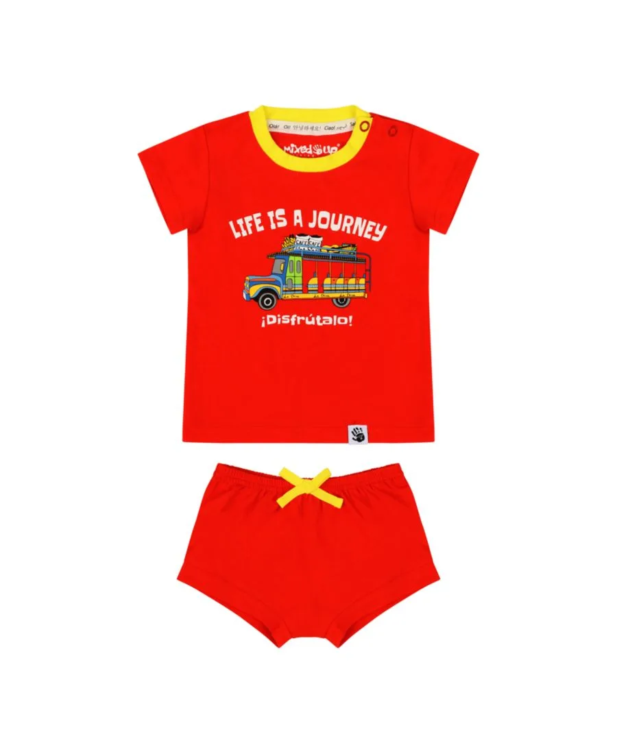 Комплект Baby Suave: футболка и шорты-блумер Mixed Up Clothing, Chiva