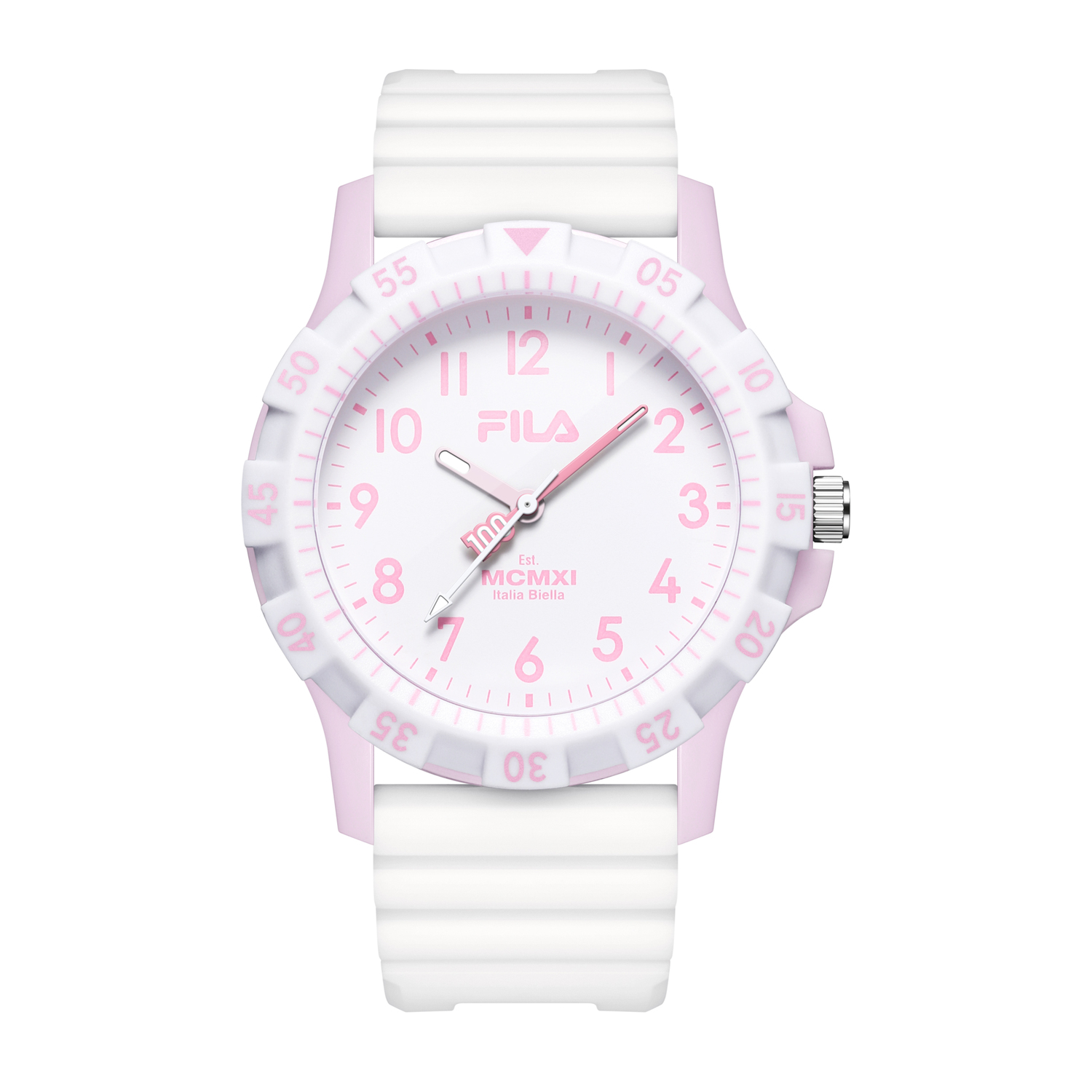 

FILA Часы наручные кварцевые с силиконовым ремешком черный циферблат unisex