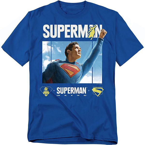 

Футболка с принтом Big & Tall DC Comics Superman 2025 Comic Run Licensed Character