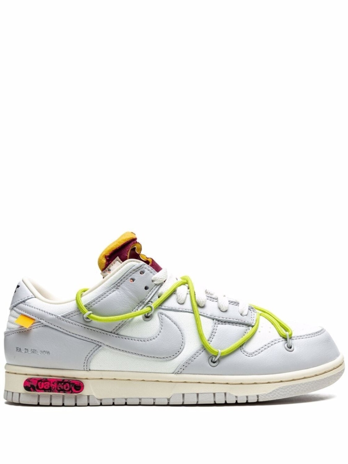 

Кроссовки Dunk Low Lot 08 из коллаборации с Off-White Nike X Off-White, белый