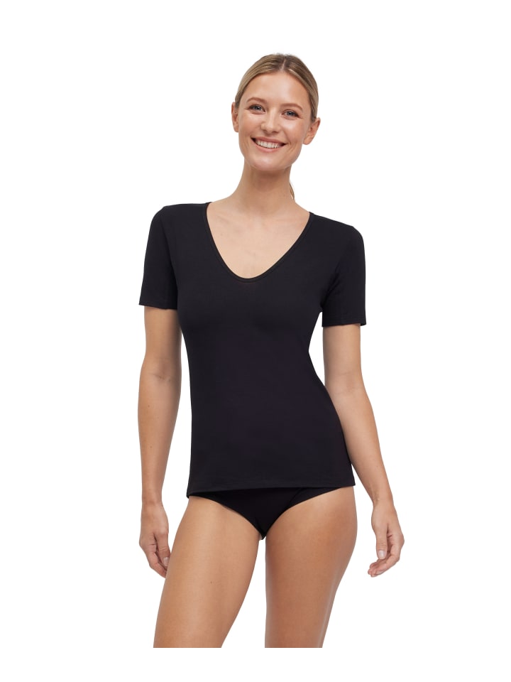 

Женская майка Falke Daily Climate Control с глубоким V-образным вырезом, черная