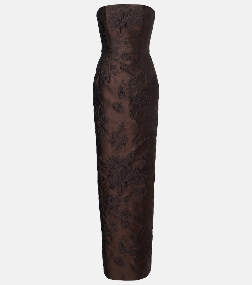 

Лаэлия жаккардовый корсетный наряд Emilia Wickstead, Brown