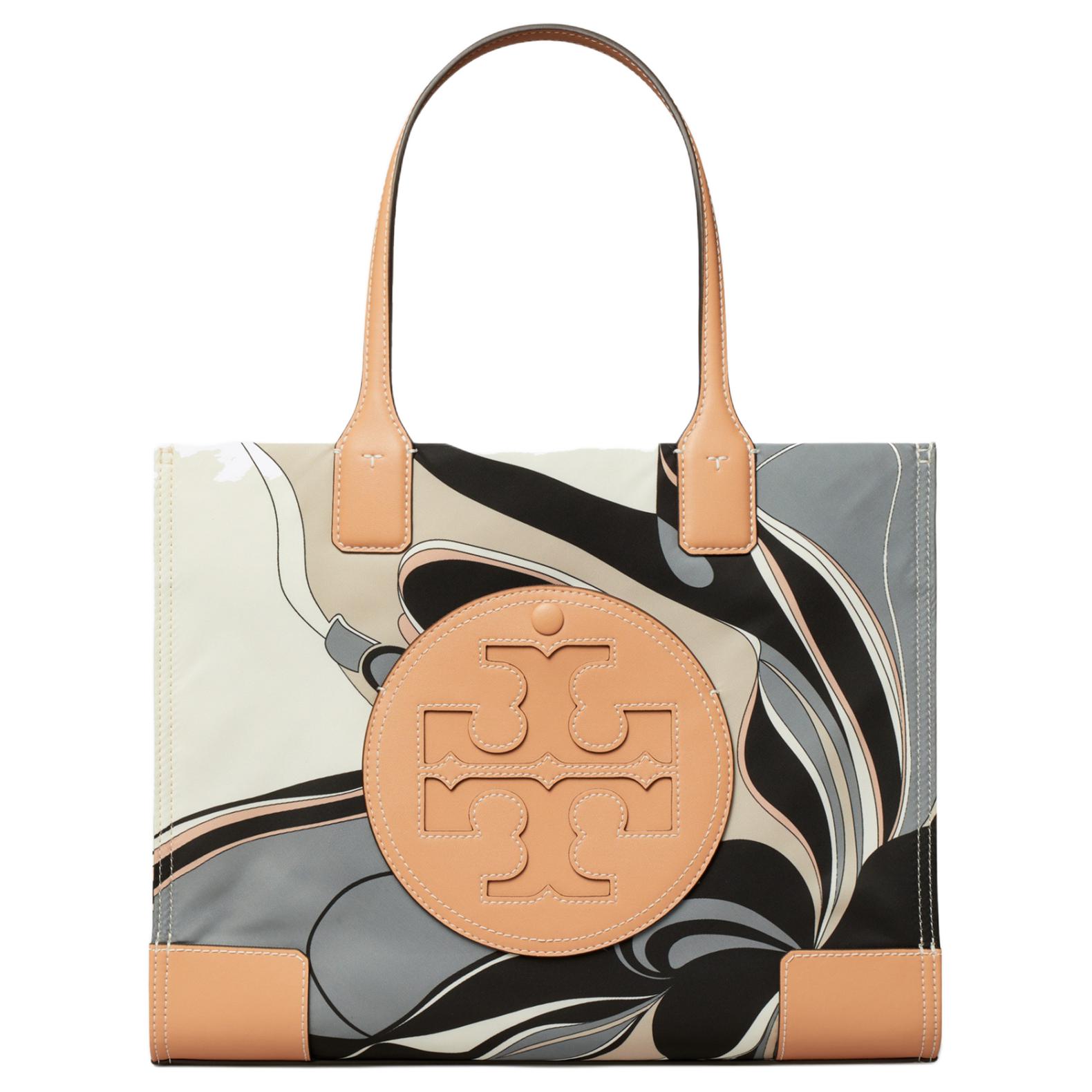 

Сумка-шоппер Ella Fabric, маленькая женская сумка Tulip TORY BURCH