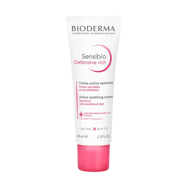 

Увлажняющий крем для чувствительной кожи Sensibio Defensive Rich Bioderma, 40 ml