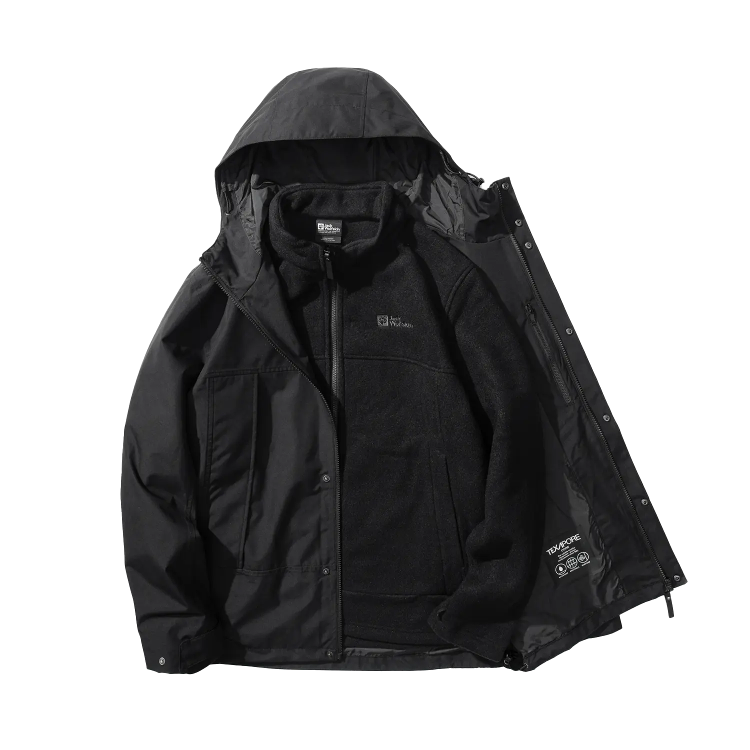 

Куртка унисекс Jack Wolfskin, цвет Black 6000, Черный, Куртка унисекс Jack Wolfskin, цвет Black 6000
