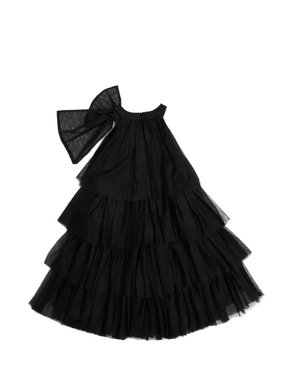Платье с многоярусным бантом Bcbg Kids, черный — фото 2