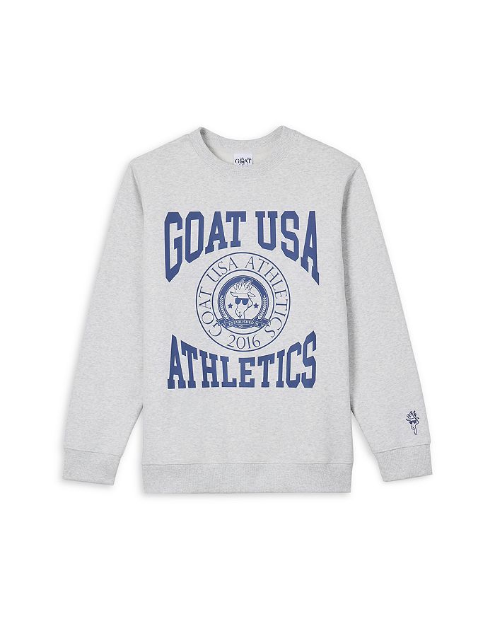 

Графический свитшот с логотипом для мальчиков - малыши, подростки GOAT USA, серый
