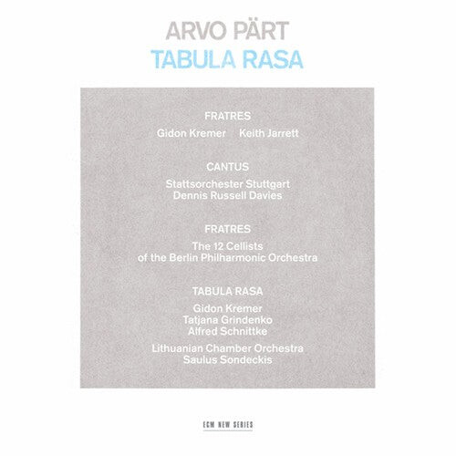 

CD диск Part, Arvo: Tabula Rasa