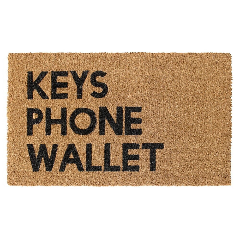 

КоврикSmith Keys Коврик для телефона-кошелька — 18 x 30 дюймов RugSmith, черный