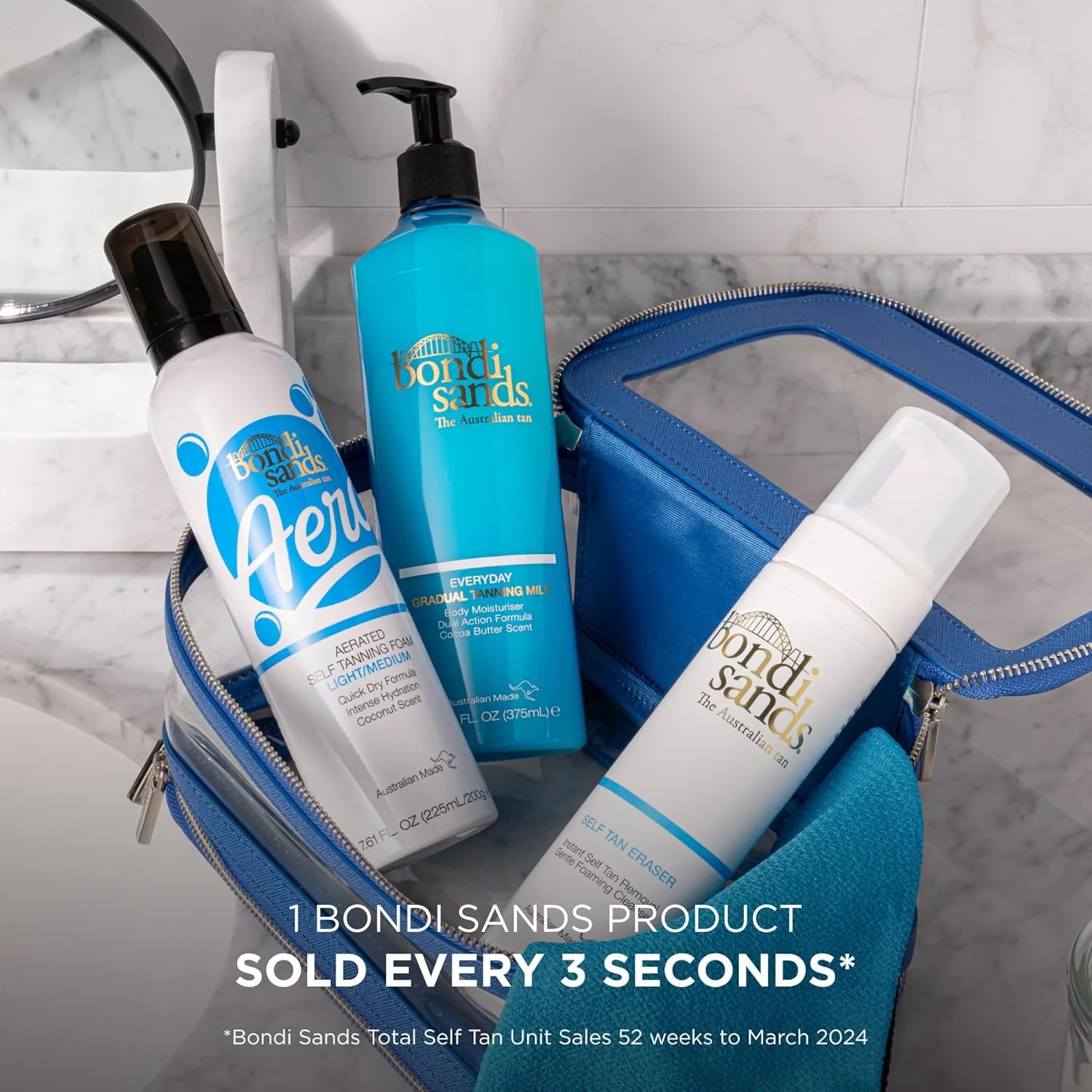 Bondi Sands Self Tan Eraser, увлажняющее очищающее средство для удаления автозагара и подготовки кожи к повторному нанесению, Vegan + Cruelty-Free 1 штука (1 шт.) — фото 4