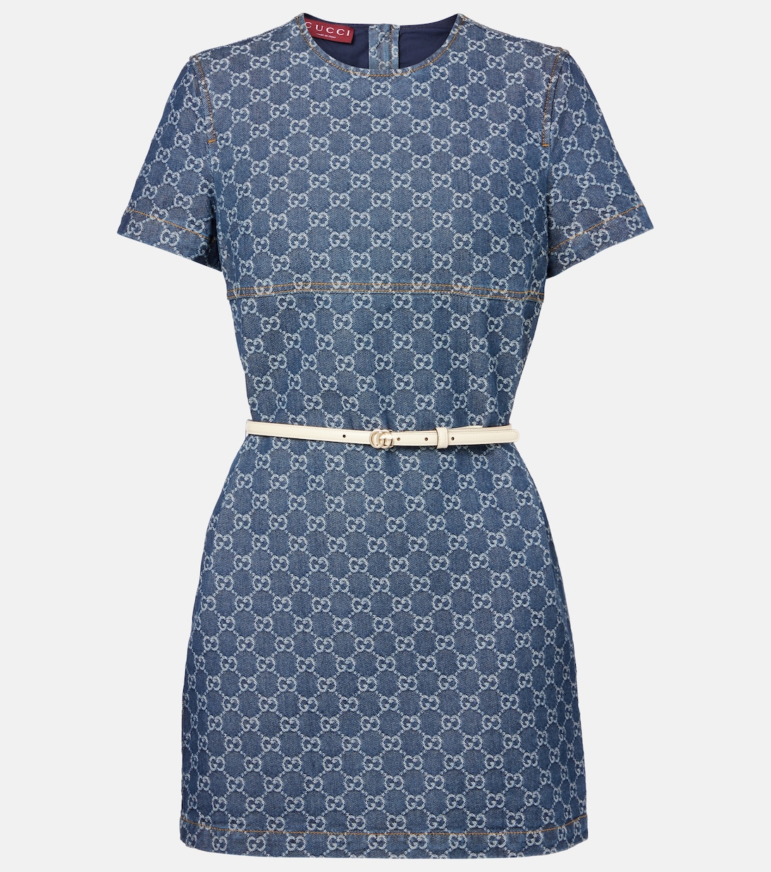 

Джинсовое мини-платье Gucci, Blue Denim