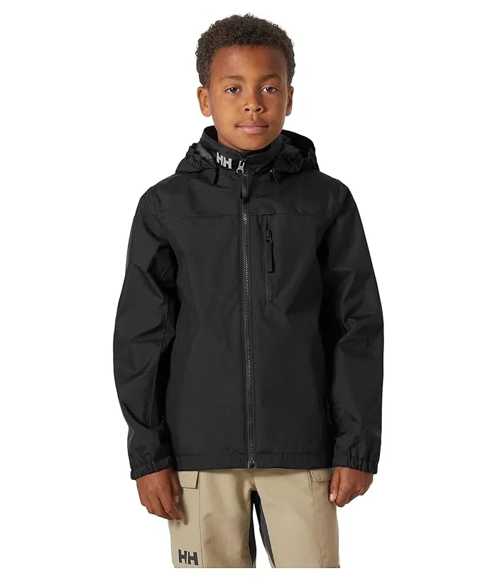 Куртка с капюшоном водонепроницаемая Crew Hooded Jacket Helly Hansen Kids, Cream/White/Green