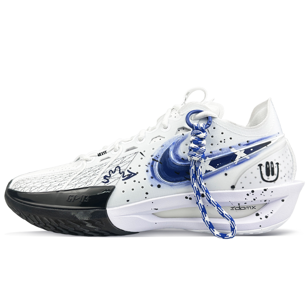 

Nike Кроссовки Air Zoom G.T. Cut 3 Low Top унисекс бело-голубые, цвет White Blue
