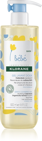 

Нежное очищающее средство для детей с рождения Klorane Bébé Calendula, 500 ml