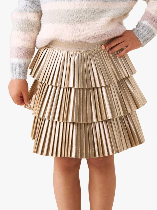 

Детская ярусная юбка рара Angel & Rocket, Gold Metallic