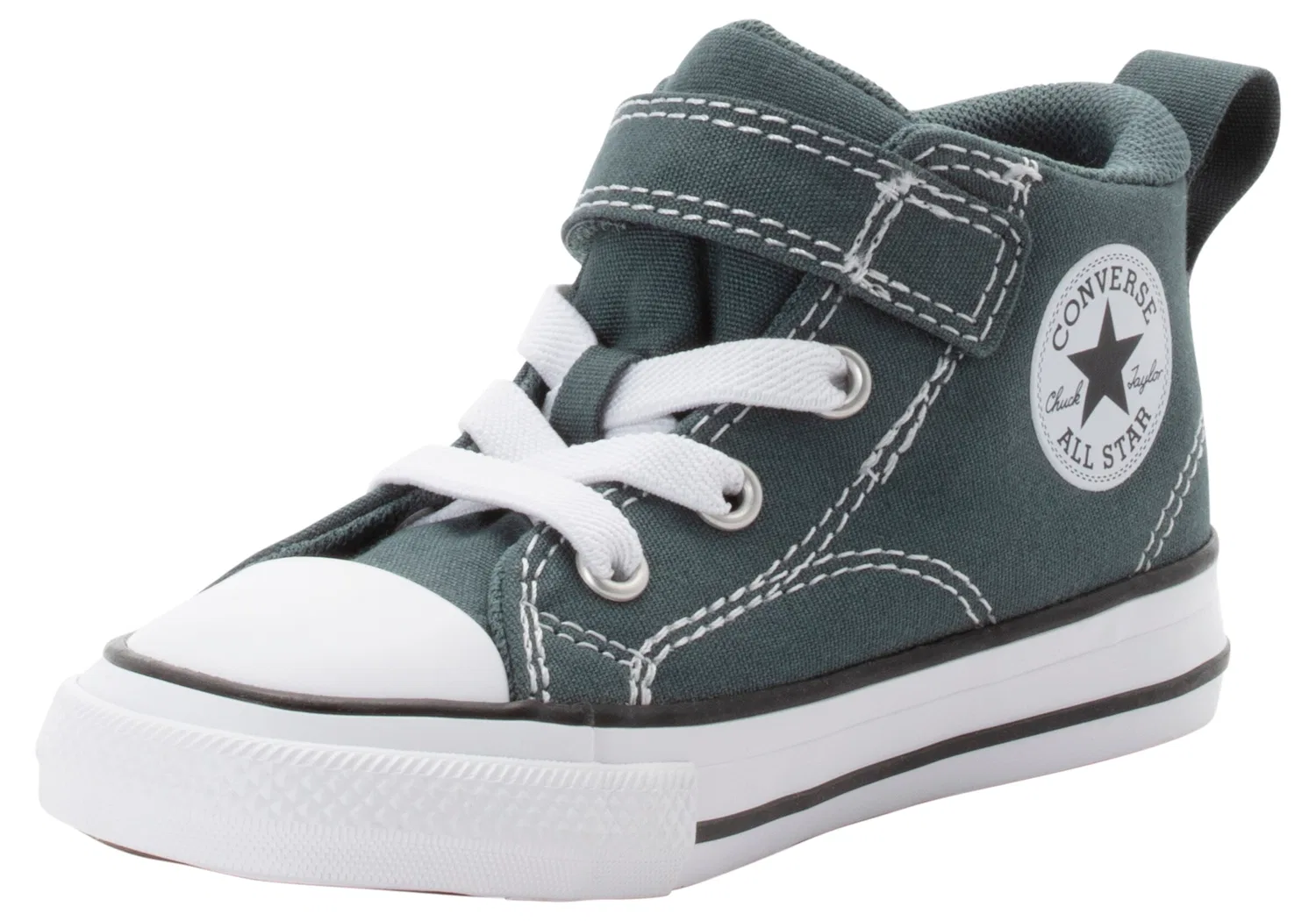 Кроссовки Converse темно-зеленого цвета — фото 4