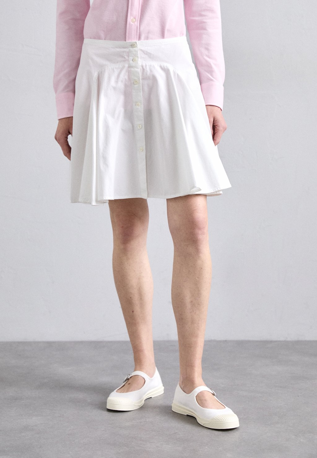 

Мини-юбка AYA FULL - Pleated skirt Polo Ralph Lauren, белый