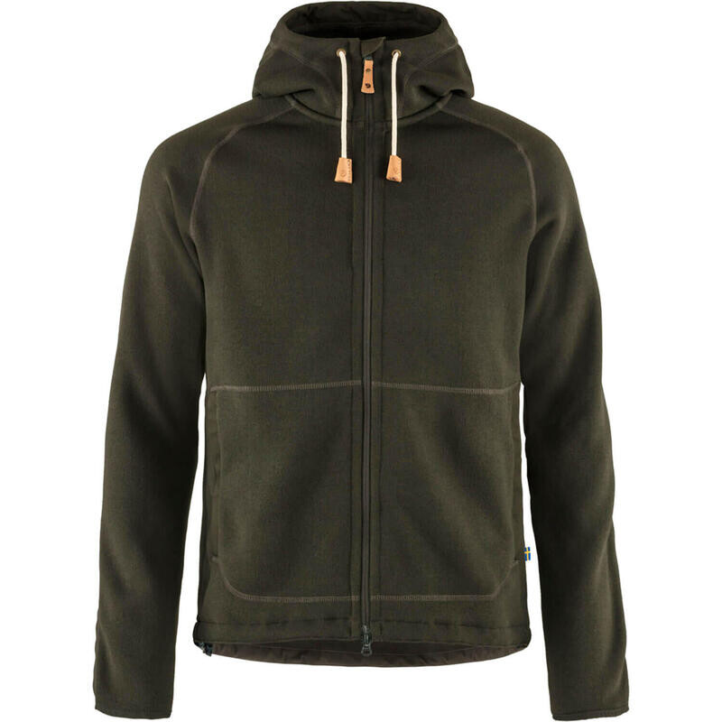 

Куртка флисовая Fjallraven, темно-зеленый