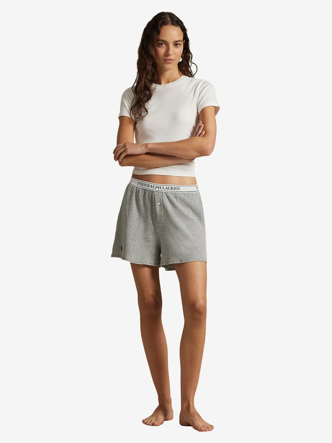 Свободные брюки 'Club Waffle' Polo Ralph Lauren, Grey — фото 4