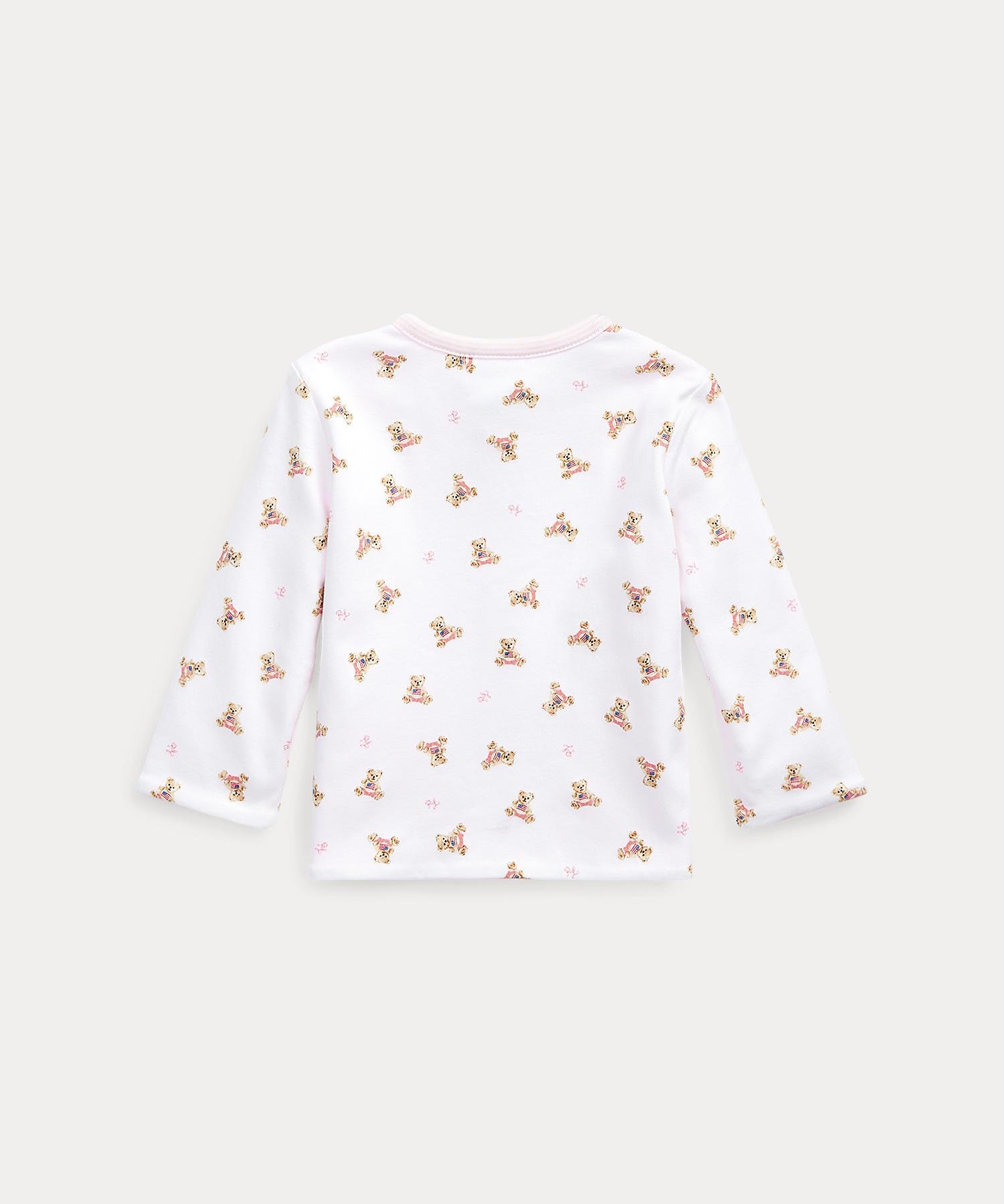 Детская двусторонняя хлопковая куртка Polo Ralph Lauren, 100 White — фото 2