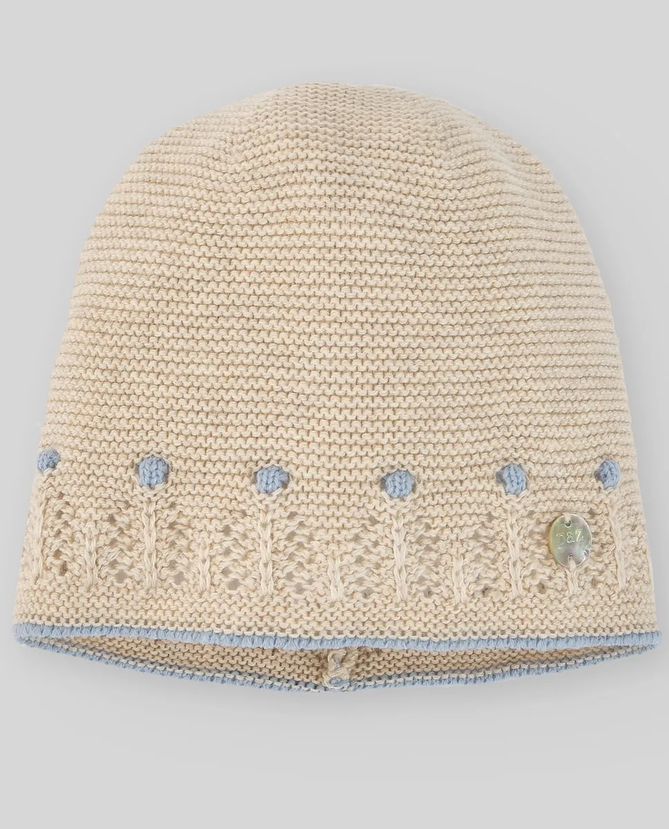 

Кашемировая шапочка для малыша, коллекция Alegría PAZ Rodríguez, бежевый