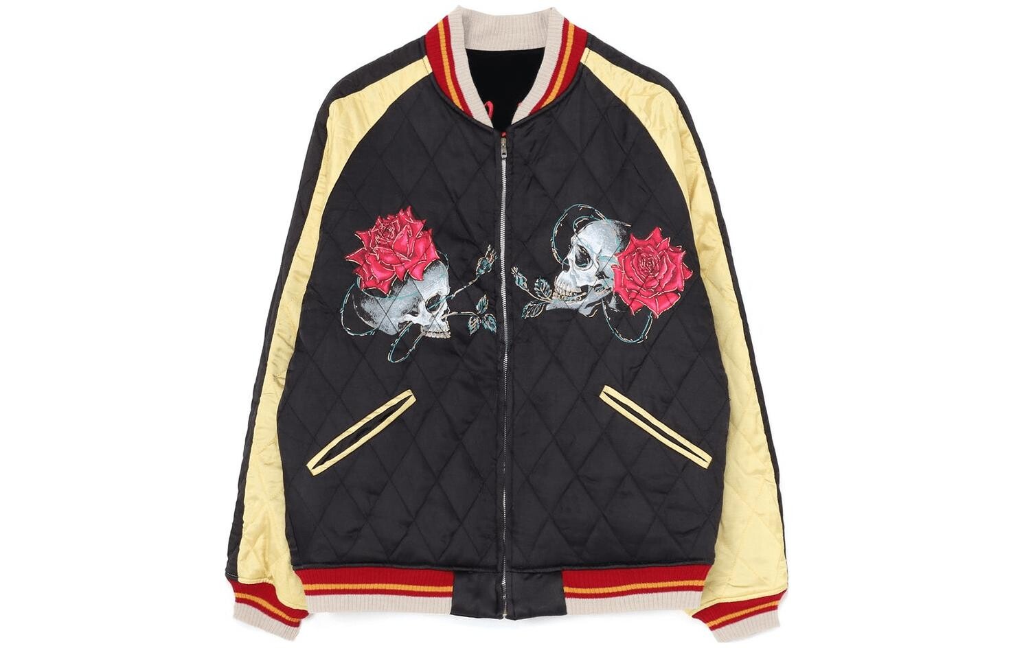 

Бейсбольная куртка X WILDSIDE Yohji Yamamoto унисекс, черный/золотой Saint Mxxxxxx