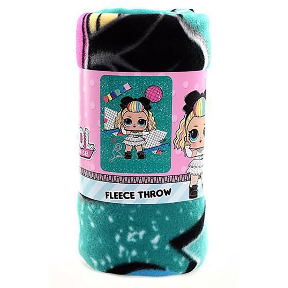 

Одеяло флисовое Lol Surprise Born RocKing Northwest, бирюзовый