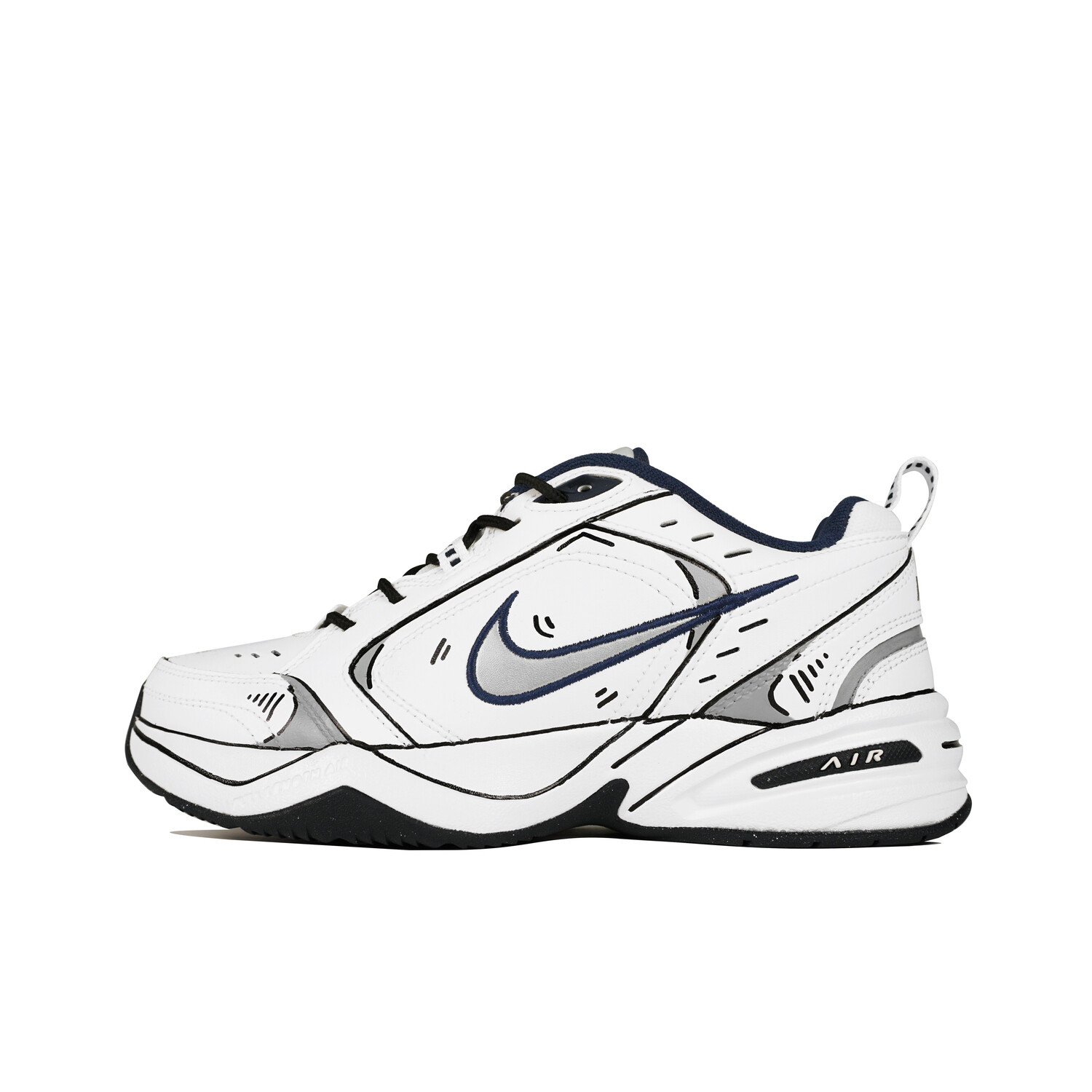 

Массивные кроссовки Nike Air Monarch 4 унисекс, Gray