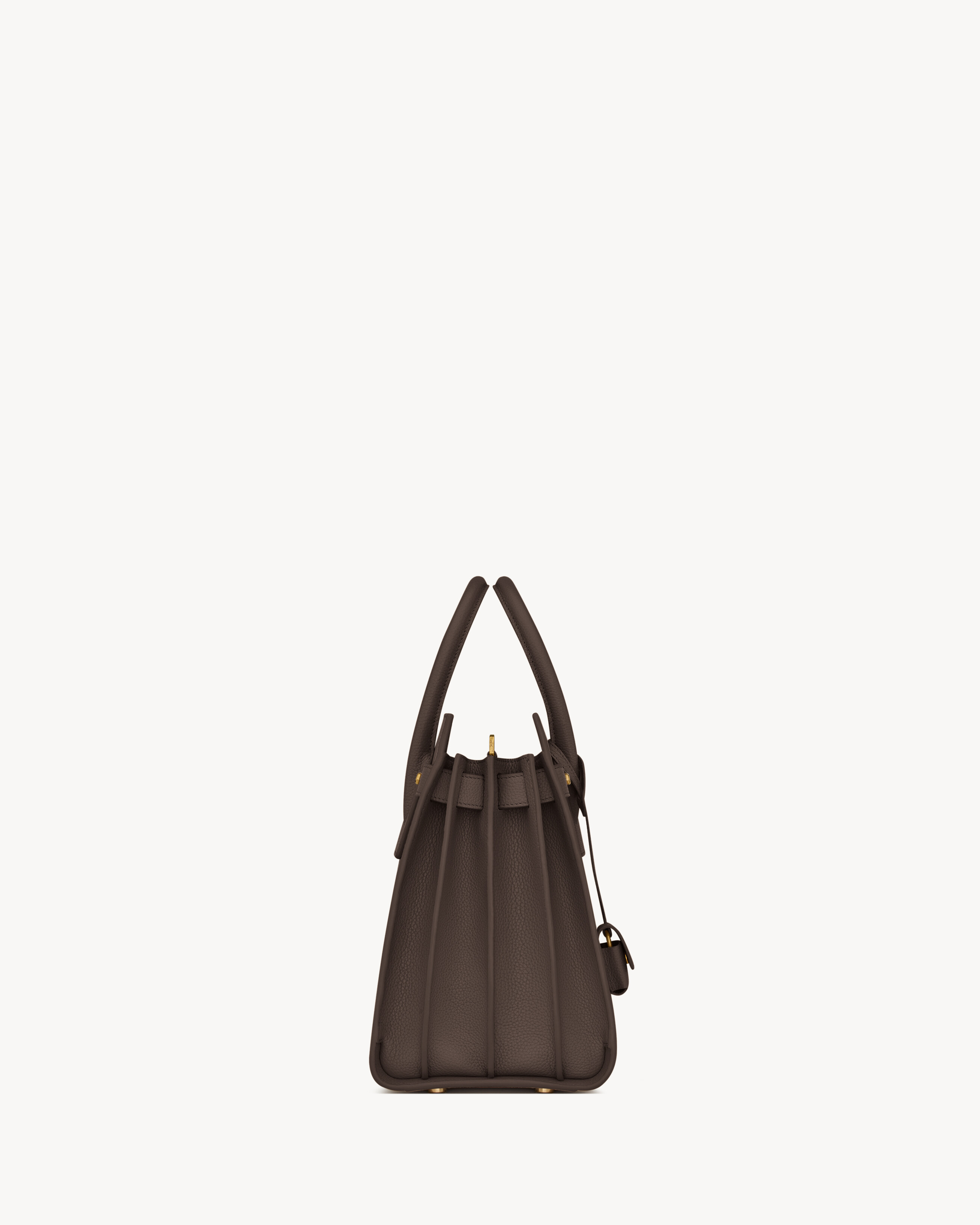 Мягкая сумка Sac de jour Saint Laurent, коричневый — фото 4