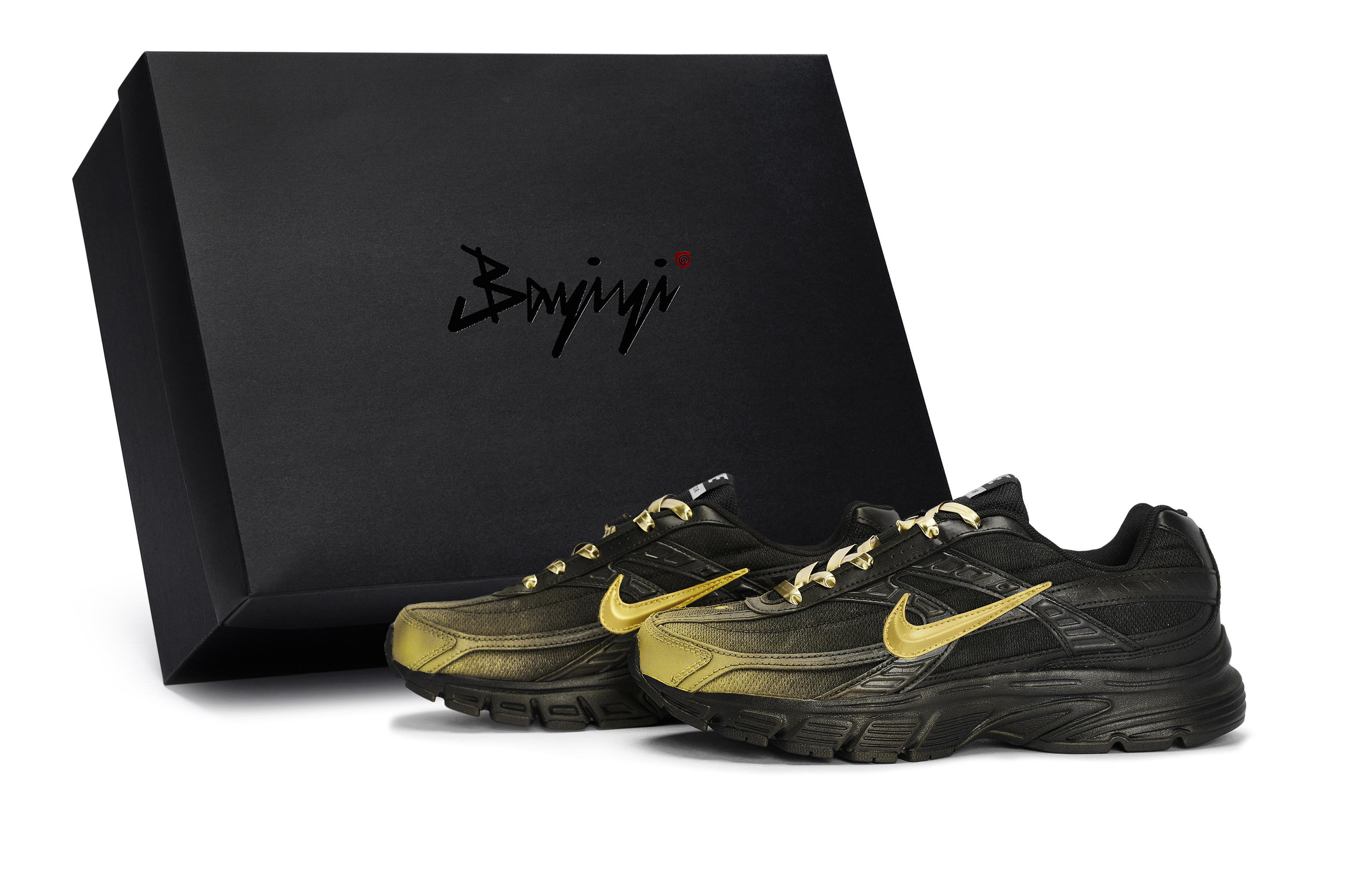 

Nike Кроссовки Initiator Low Top мужские, черно-золотые