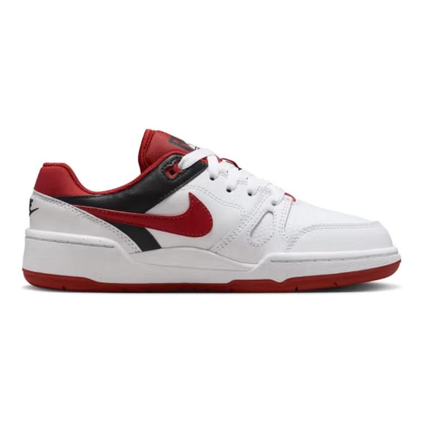 Детские кроссовки для скейтбординга Full Force Low Top Nike, белый/красный — фото 2