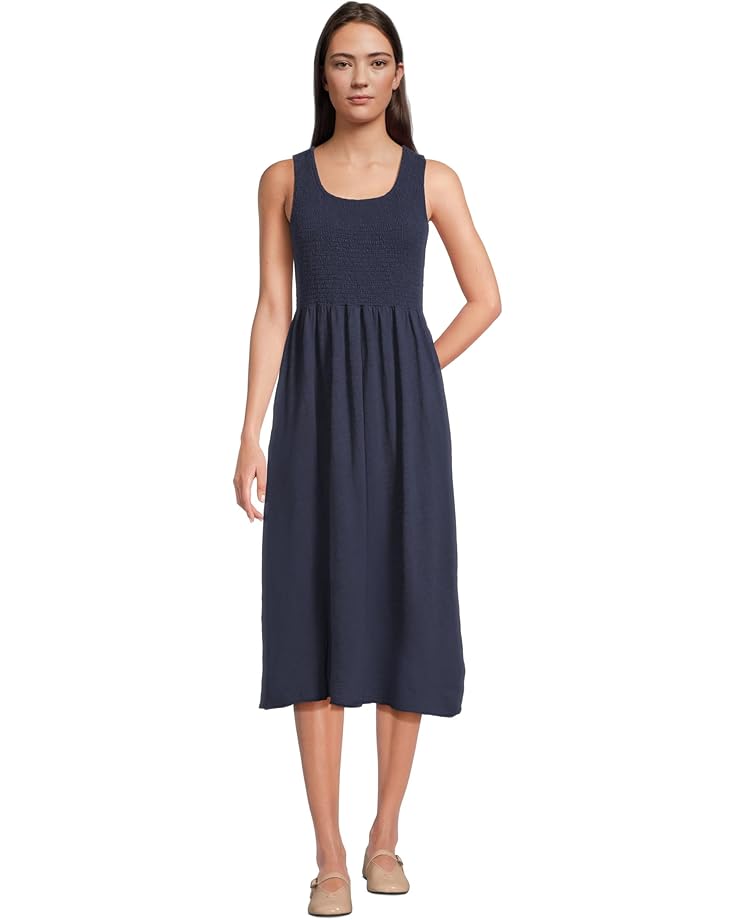 

Платье Mod-o-doc Smocked Tank Midi Dress, цвет Vibrant Navy