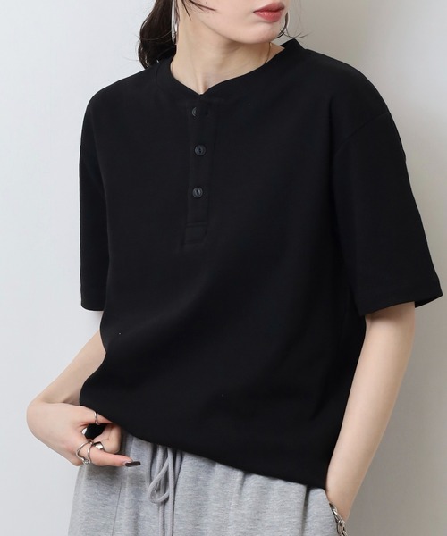 

Футболка-поло с коротким рукавом, махровая ткань JEMORGAN, черный