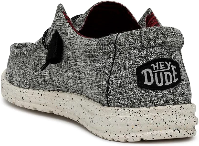 

Мужские лоферы HEYDUDE Wally из льна, черный