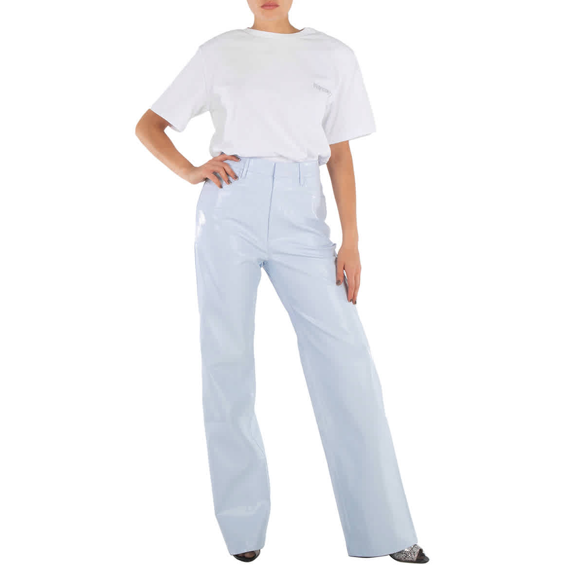 

Женские брюки Artic Ice с тиснением и высокой посадкой Rotate, Artic Ice