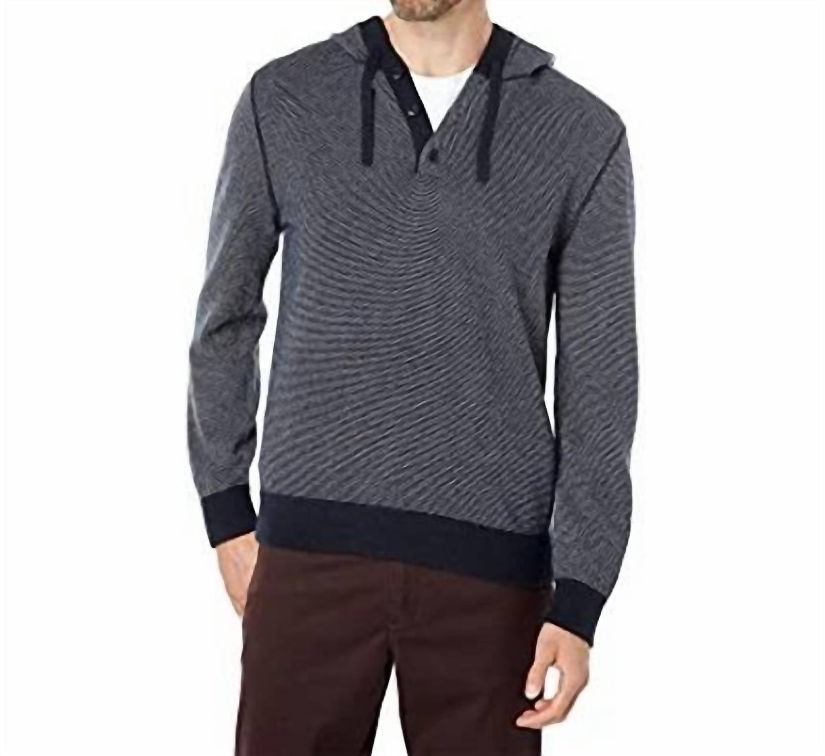 

Толстовка с капюшоном Birdseye Henley в цвете Coastal/Pearl Vince