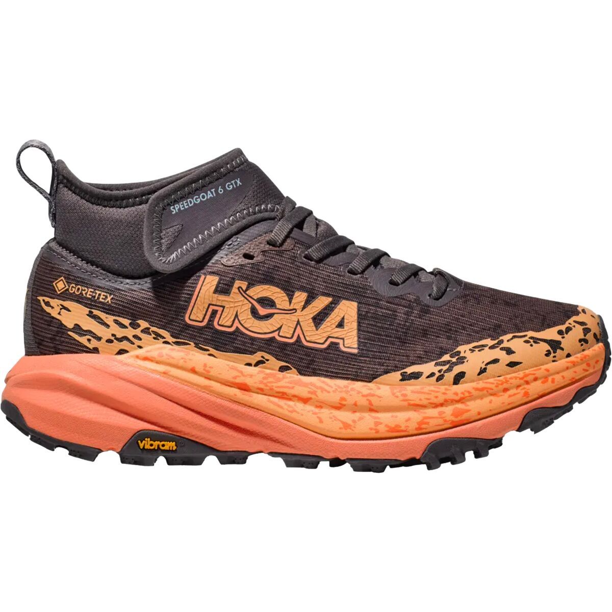Скоростной кроссовок Speedgoat 6 mid gtx для трейлраннинга Hoka, мультиколор