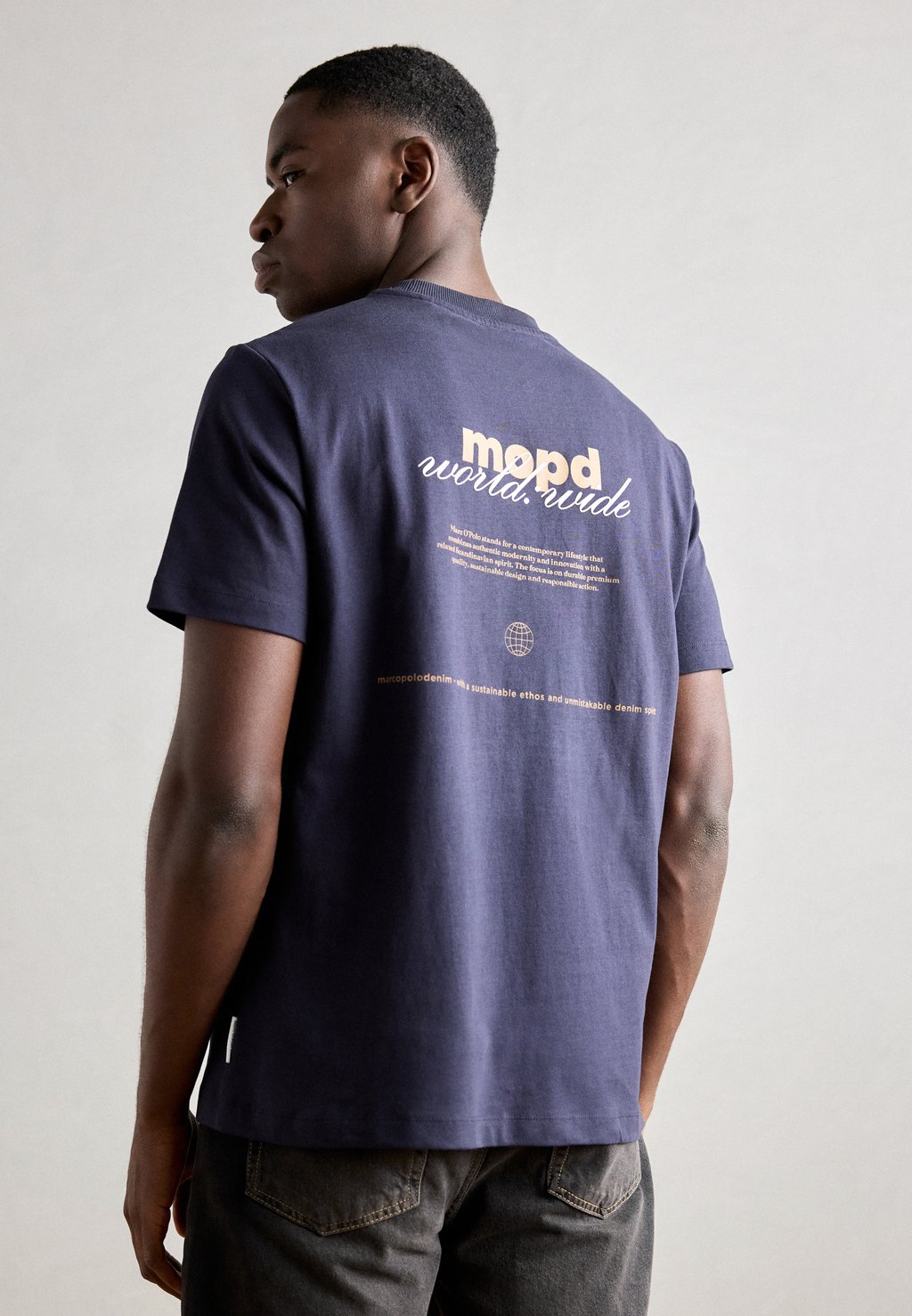 

Футболка с принтом GRAPHIC Marc O'Polo DENIM, темно-синий