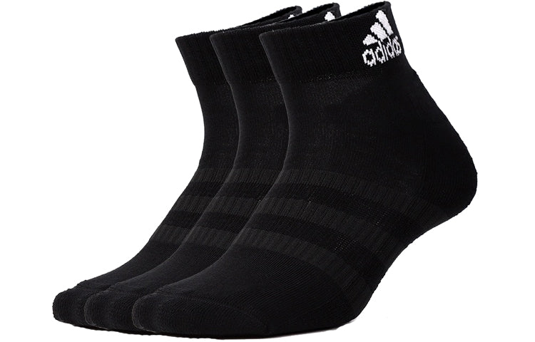 Носки adidas Breathable Sports Short BasketballSocks Black, черный — фото 2