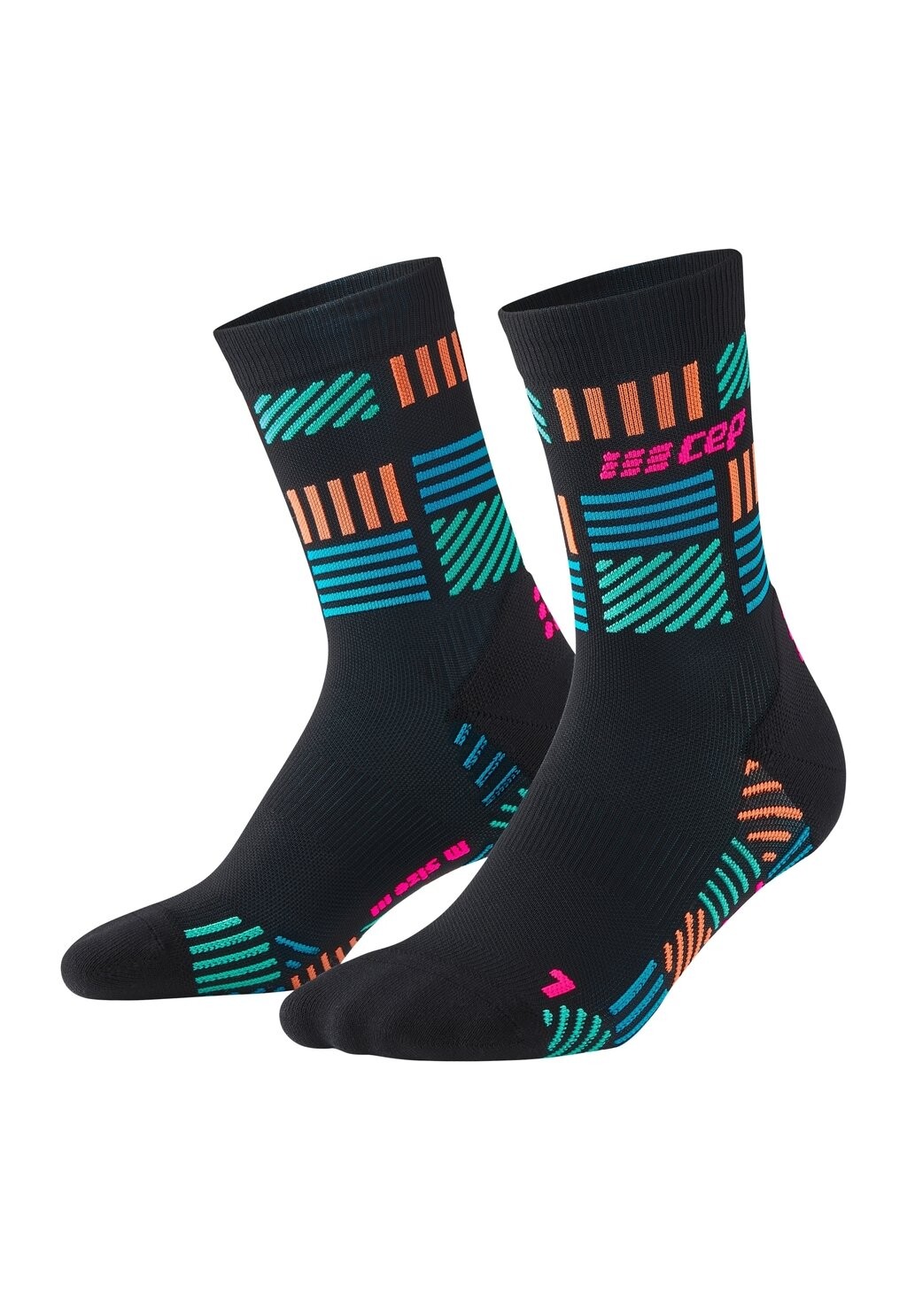 

Спортивные носки COMPRESSION MID CUT THE RUN LIMITED CEP, черный