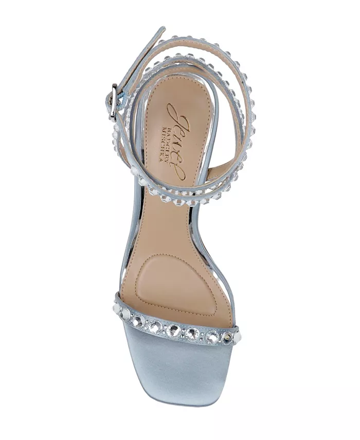 Женские вечерние сандалии Hosana Jewel Badgley Mischka, синий — фото 4