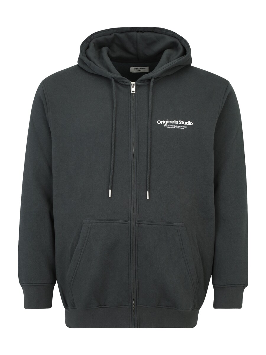 

Толстовка с капюшоном на молнии Jack & Jones Plus Zip-Up Hoodie JORVEsterbro, цвет fir