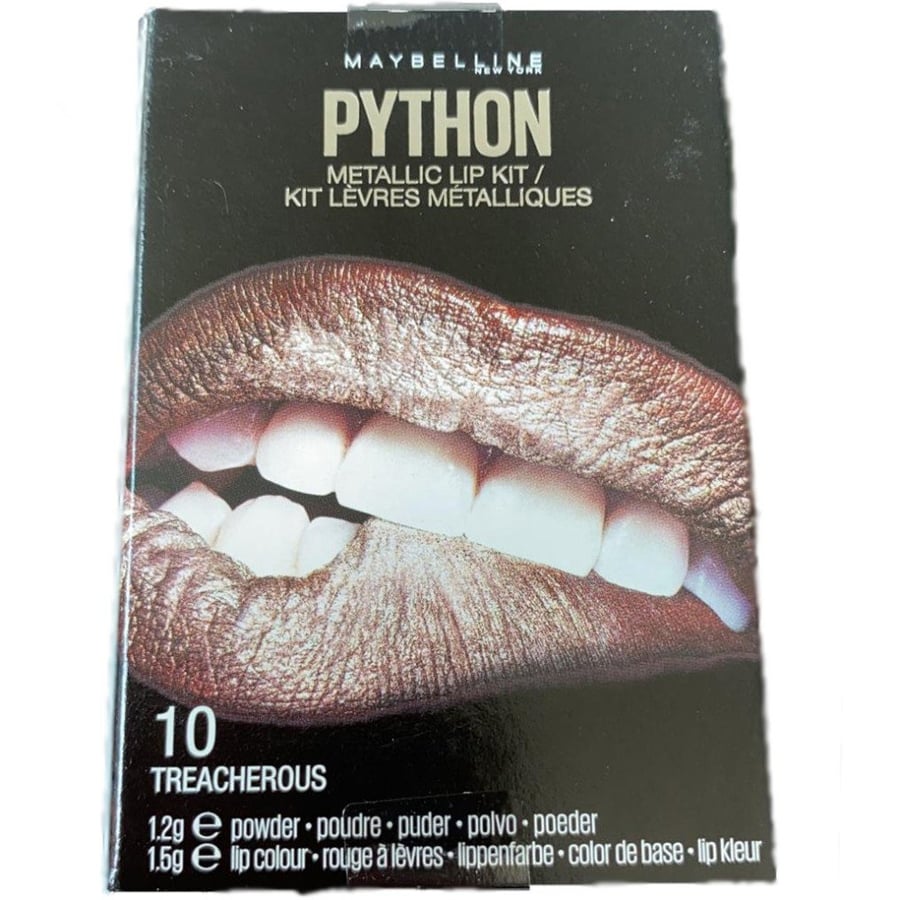 

Палитра для губ Lip Kit Lip Palette 10 Python Metallic Powder + Lip Color Inna marka