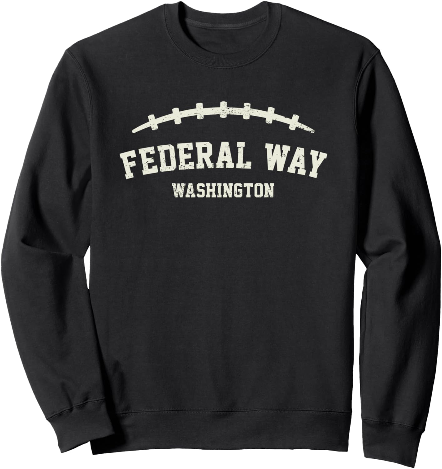 

Ретро-толстовка с надписью Федерал-Уэй, Вашингтон, черная Best Federal Way Washington Apparel And Souvenirs
