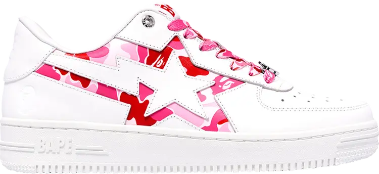 

Кроссовки Bapesta 'Icon ABC Camo - Pink', розовый