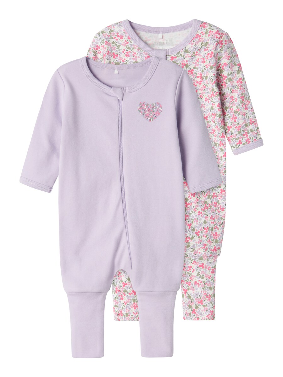 

Пижама NAME IT, цвет Pastel purple/White