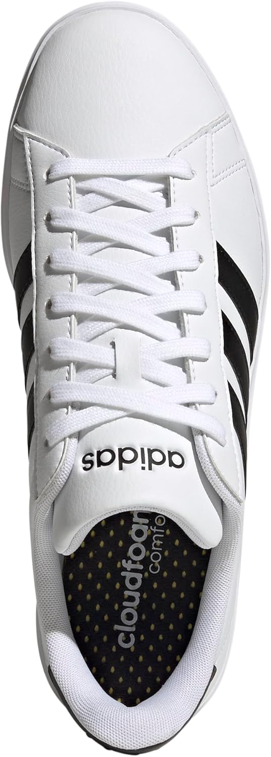 Кроссовки adidas Kids' Grand Court 2.0, белый/черный — фото 3
