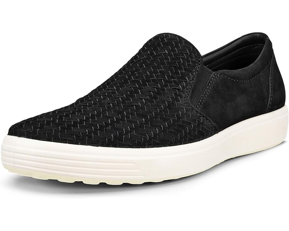 

Кроссовки ECCO Soft Seven Woven Slip-On, черный