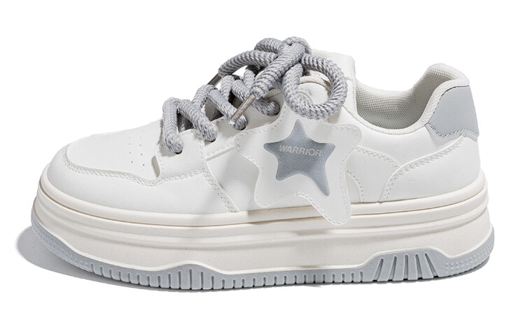 

Кроссовки WARRIOR Skateboarding Shoes Women's Low-top Gray, бежевый